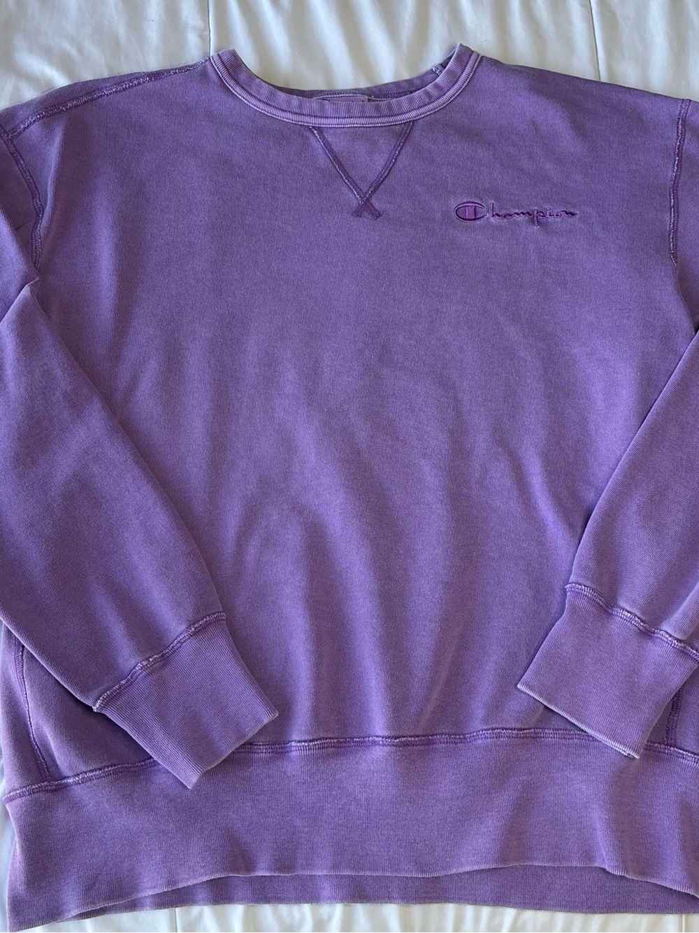 Champion Purple Crewneck Sweatshirt